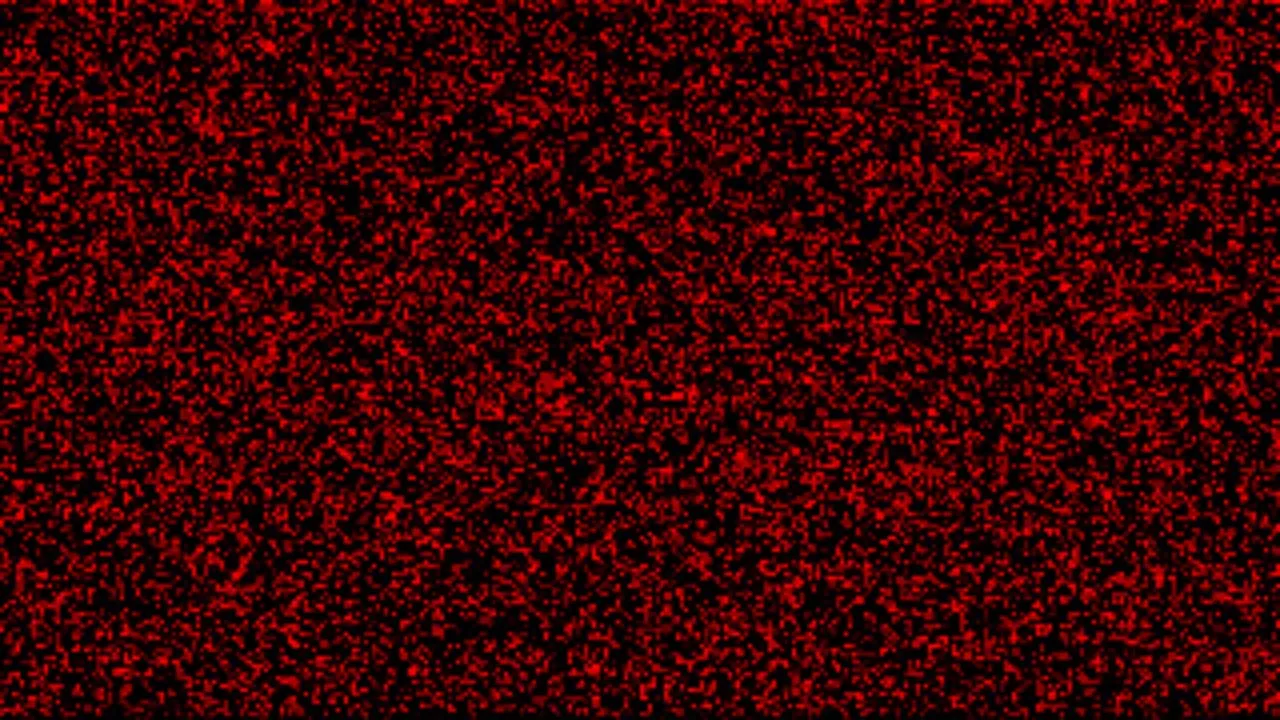 An image showing the effect of too low of a search radius